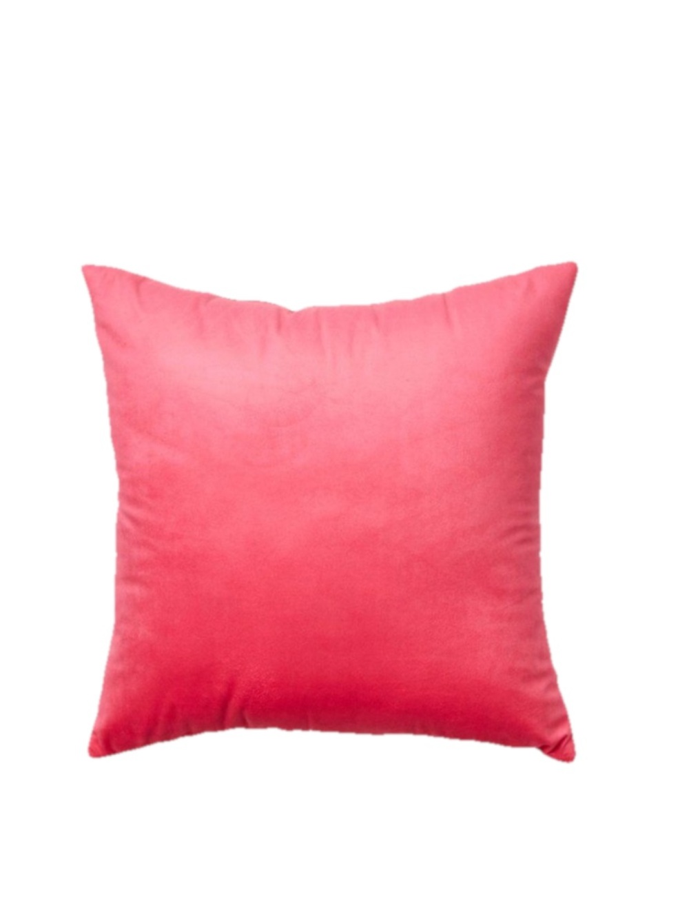 Hot Pink Velvet Throw Pillow Square 18x18”